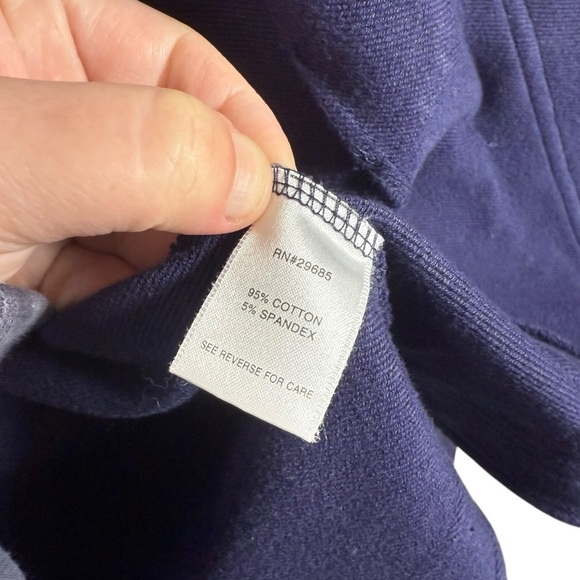 NWOT Pendleton Women’s 4-Pocket Open Style Knit Blazer Navy Size S - Picture 6 of 8